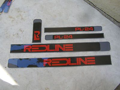 REDLINE DECALS PRO LINE PL 24 bmx cruiser freestyle VINTAGE NOS 2