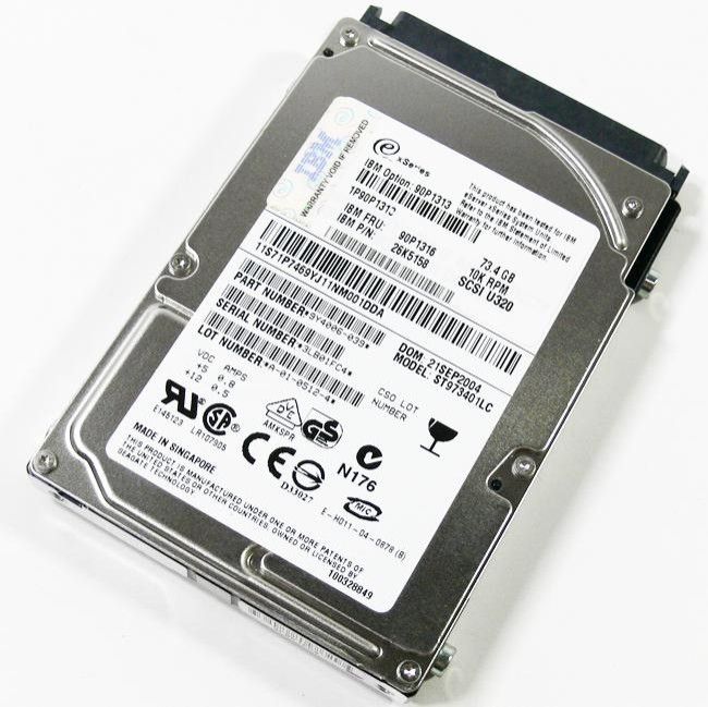 IBM 73 GB,Internal,10000 RPM,2.5 40K1038 Hard Drive