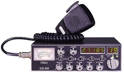 galaxy dx959 40 channel am ssb mobile cb radio returns