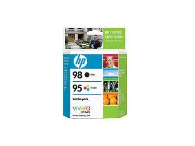 HP 95 98 Combo Pack CB327FN 140 Tri Color Black Ink