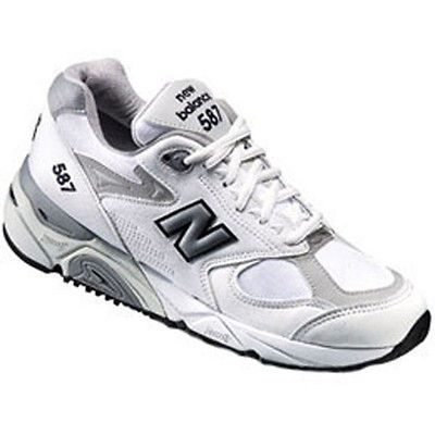 Womens New Balance W587 Athletic Shoes White Navy SZ 8.5 2E *New In 