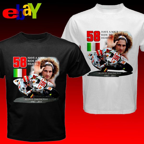 Marco Simoncelli 2011 Have a Nice Ride to Heaven Motogp Italian Racer 