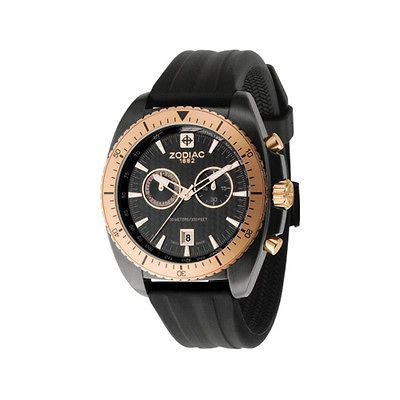 new zodiac speed dragon men s chronograph ion watch zo5510