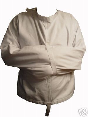 restraint straitjacket straight jacket white medium  79