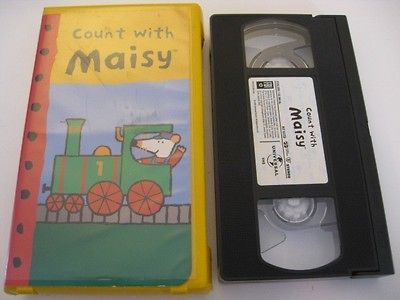 COUNT WITH MAISY Vhs Video Animated Cartoon Show 5 Counting Episodes 