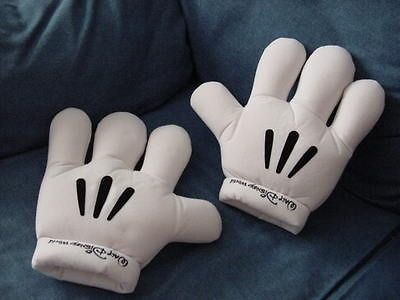 NEW WDW DISNEY MICKEY MOUSE PADDED GLOVES HANDS MITTENS SOUVENIR 