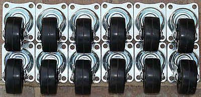 12 new heavy duty 2 inch swivel plate casters awesome