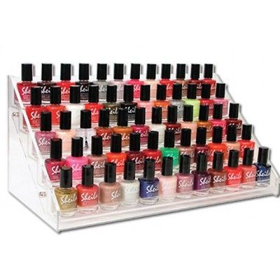 acrylic step rack hold 60 nail polish bottles time left