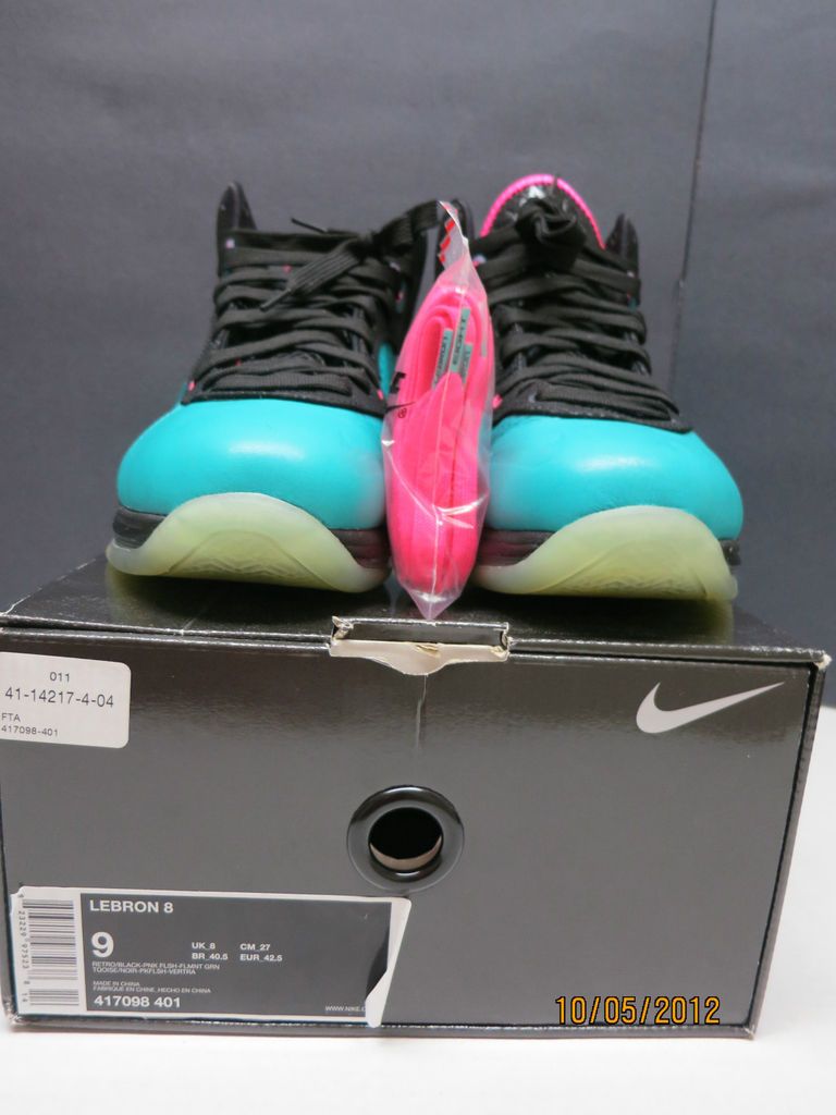 NIKE LEBRON 8 SOUTH BEACH SPRITE ENTOURAGE CHRISTMAS MIAMI NIGHT PRE 