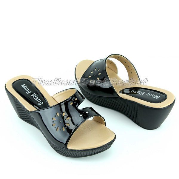   Style Super Comfort Open Toe Platform Heel Wedge Women Sandals 212