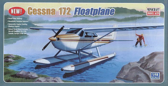 minicraft 1 48 cessna 172 floatplane ne w 