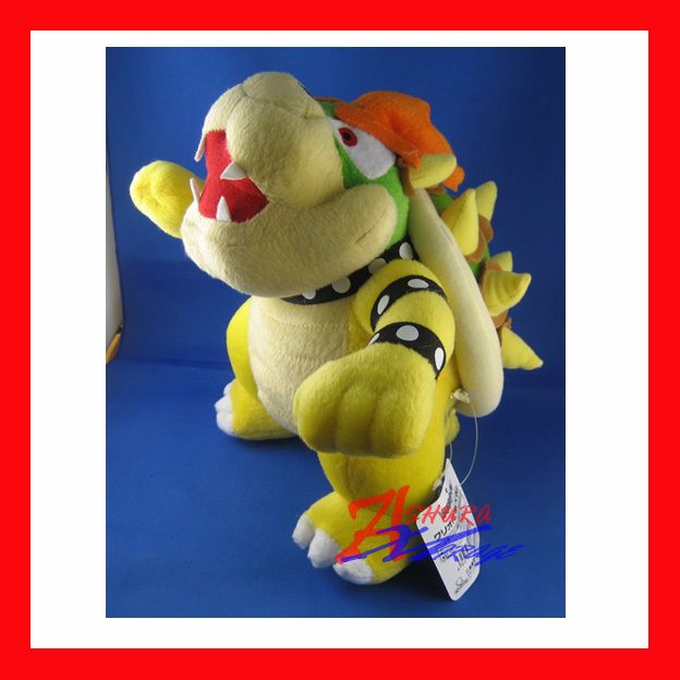 wii dsi xl super mario bros 10 boss bowser plush