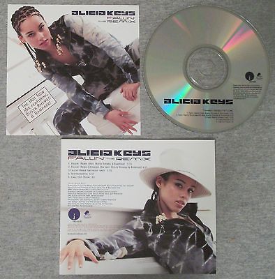 Alicia Keys   Fallin the Remix Busta Rhymes   2001 U.S. PROMO cd 