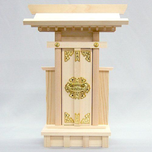 Miniature KAMIDANA Golden ornament ver Japanese Shinto Shrine god 