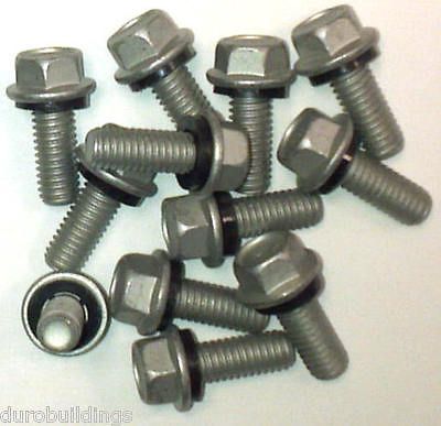 Duro Steel Building 200 Count 5/16 x 1 New Arch Grain Bin Bolt,Nut 