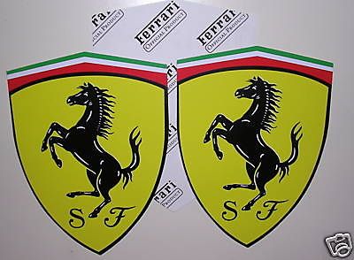 ferrari magnetic 4 emblem shields kit 308 328 348 355