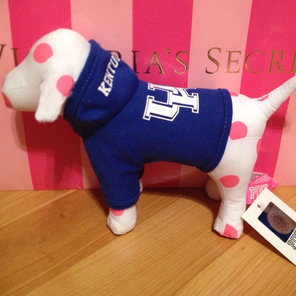 ADORABLE ~VICTORIAS SECRET~ PINK 2012 UNIVERSITY of KENTUCKY DOG W 