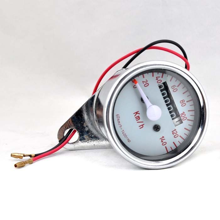 Universal Dual Odometer Speedo Meter For Motorcycle New [P136]