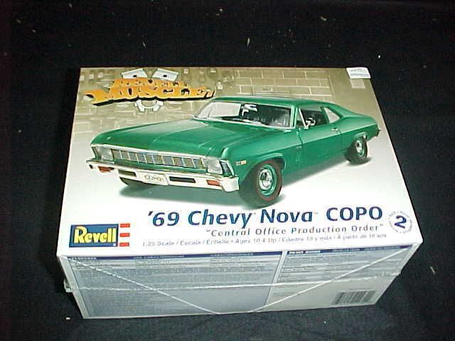 revell 69 chevy nova copo 1 25 scale car model