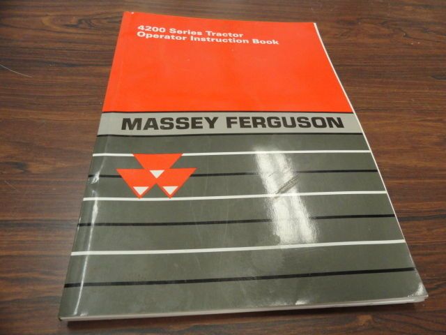 massey ferguson 4200 series tractor operators manual 