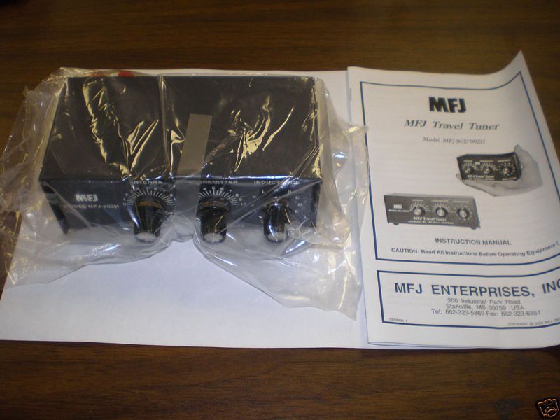 mfj 902h 10 80 meter travel tuner 150w with balun