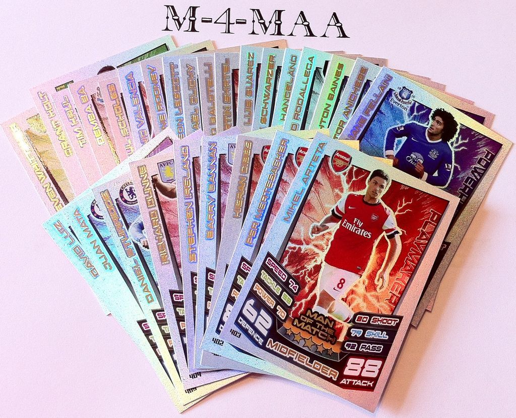 Pick Your Own 401 to 430 Man Of The MATCH ATTAX 12/13 Arsenal To 