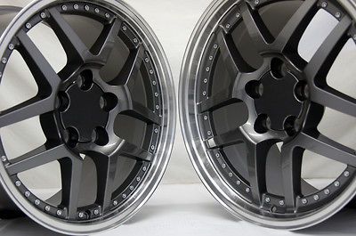 Gun Metal Corvette Motorsport Z06 Wheels 17x9.5 & 18x10.5 ZO6 Camaro 