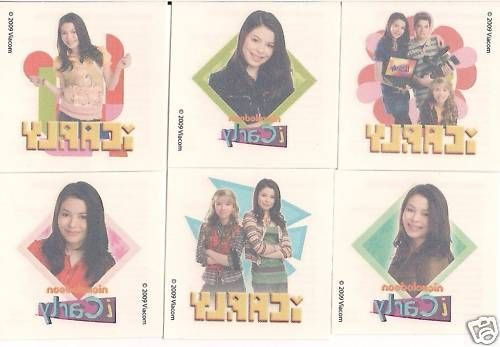 icarly 12 temporary kids tattoos icarly i carly lot 2