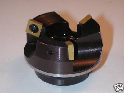 NOS US AMERICAN SUN 2 Indexable SHELL Face Mill 15 Deg 3/4 Bore 