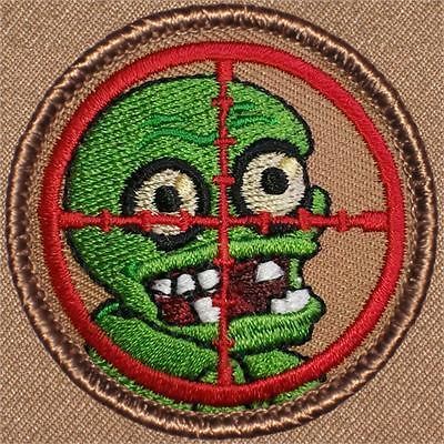 yikes boy scout patches zombie hunters 417 