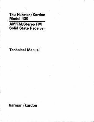 harman kardon 430 technical service manual  9 47  