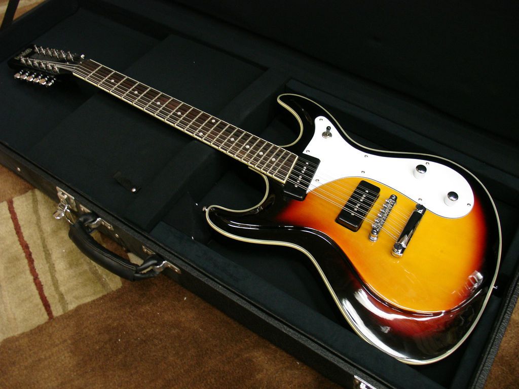 Eastwood SIDEJACK 12 String STD Electric Sunburst ONLY 8 Avail Case 