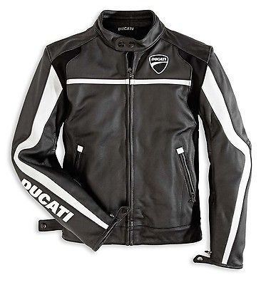 DUCATI TWIN LEATHER PERFORATED JACKET MADE BY DAINESE MOST SIZES 