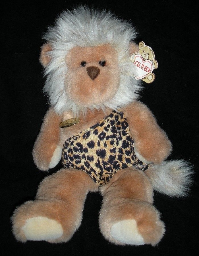 Gund Tarz 2725 1990 Hang Tag Lion Monkey VHTF Rare 18 Tarzan Lovey 