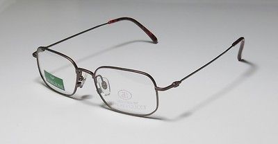 NEW PAOLO GUCCI 7415 49 17 140 BROWN 21K GOLD PLATED EYEGLASSES/GLA 