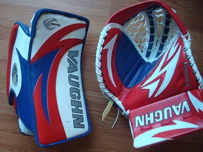 NEW Vaughn Velocity 7600 Pro Goalie Catch Glove V4 Full Right Used 