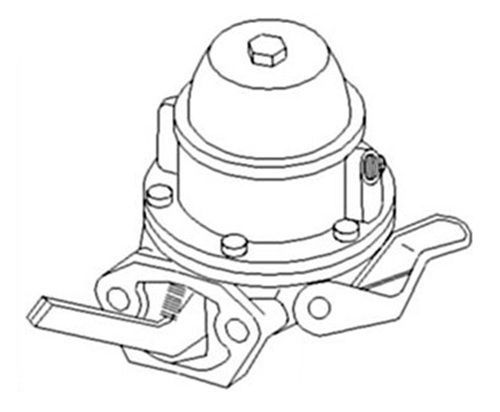 13H3375 New Leyland   Marshall / JCB Fuel Lift Transfer Pump 3DL w/ 2 