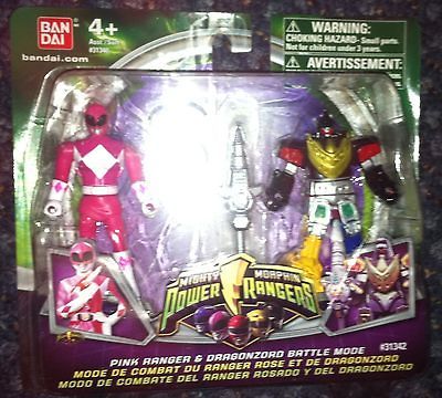 Mighty MorphinPower Rangers Dragonzord Battle Mode and Pink Ranger 