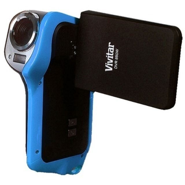   Megapixels Underwater Flash Memory 128MB Included Blue DVR850W BLU