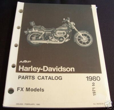 Harley Shovelhead FX Parts Catalog 1971   80 NOS (93)