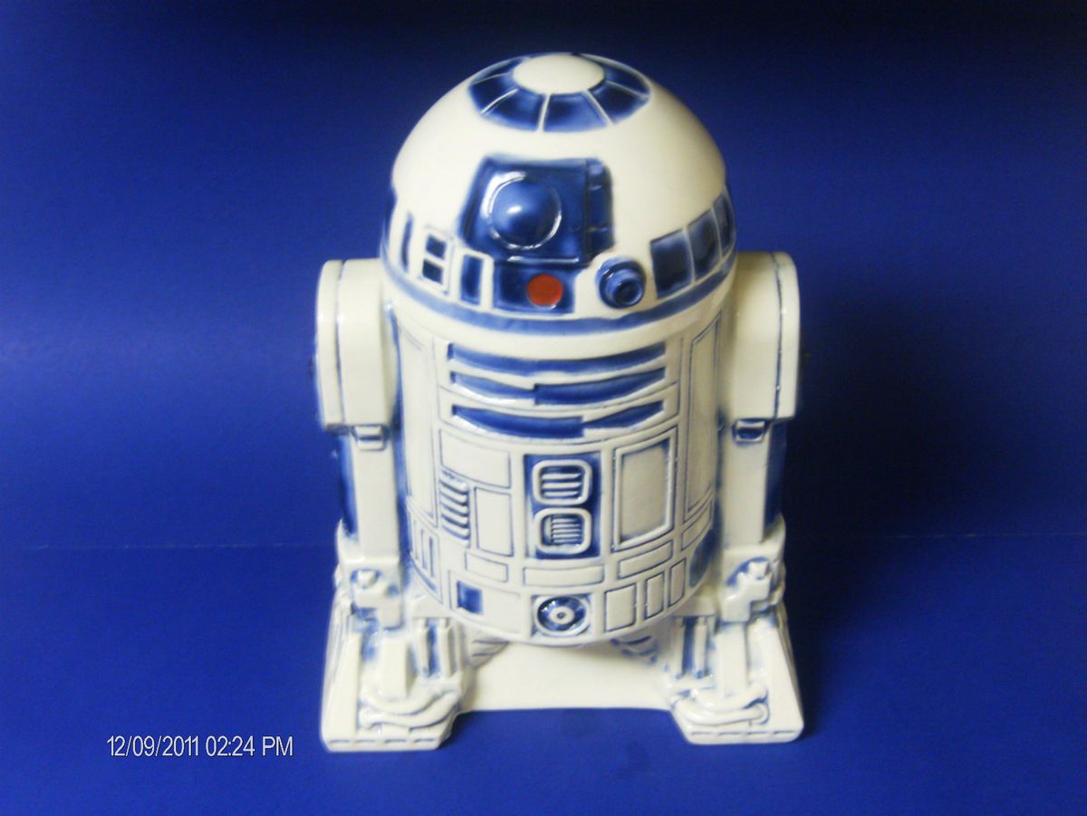 VINTAGE 1977 20TH CENTURY FOX STAR WARS R2 D2 COOKIE JAR RARE FLAWLESS 