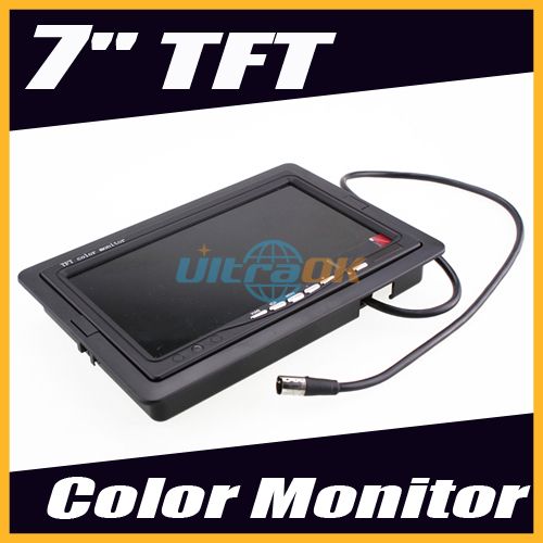 channel Car Rearview Back Backup TFT LCD Color Camera VCR DVD GPS 