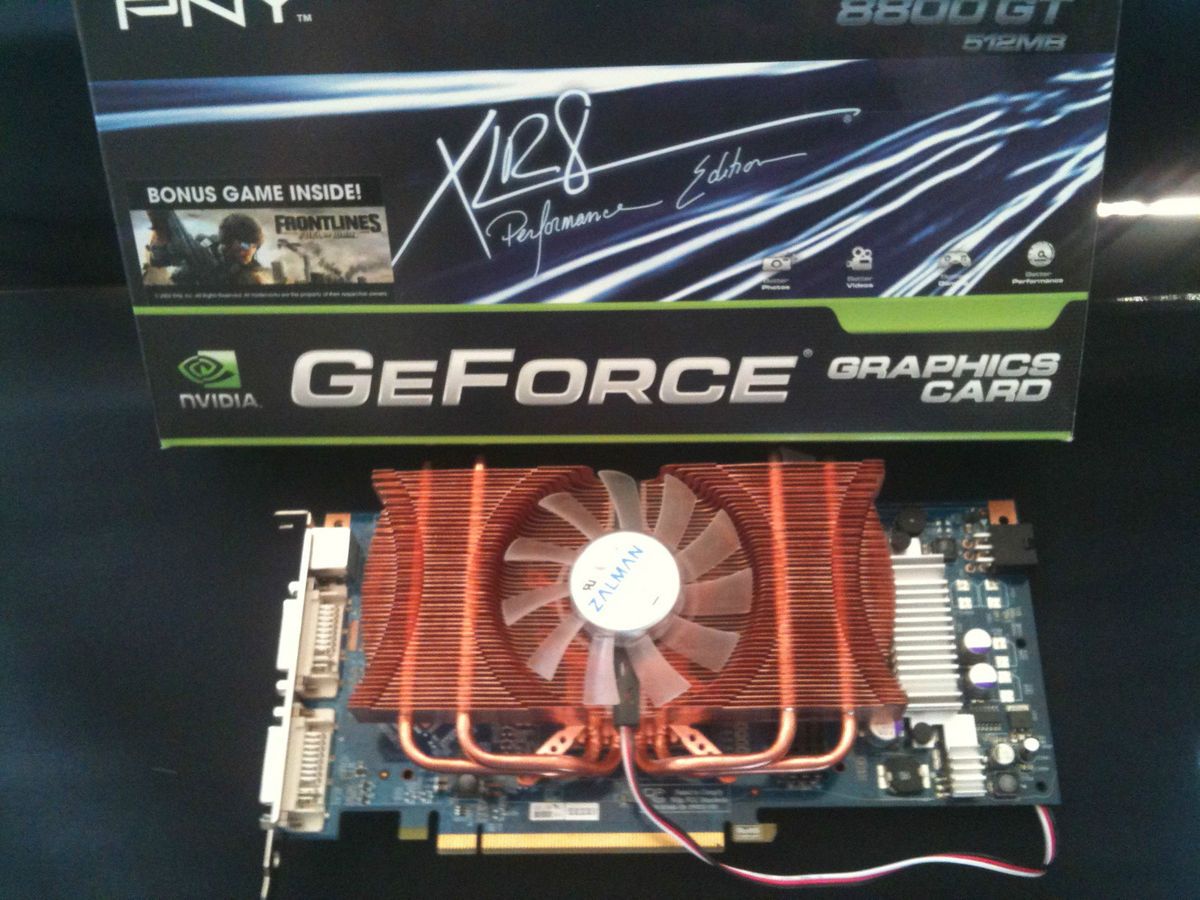   GeForce 8800 GT (VCG88512GXEB) 512 MB PCI Express 2.0 x16 Graphics