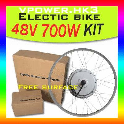 Front 48v 700w 26 Wheel Electric Bicycle Motor Kit E Bike Cycling 