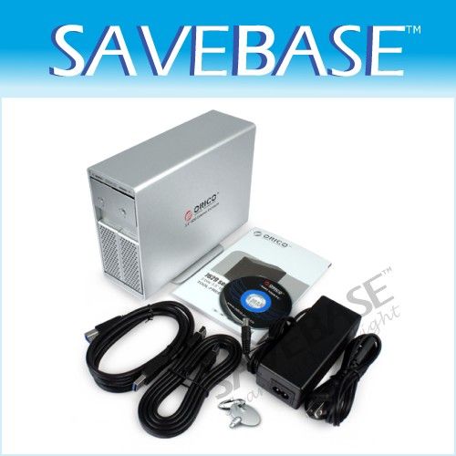   SATA1/2/3 HDD 2*3TB=6TB Hard Disk Enclosure Clone Function