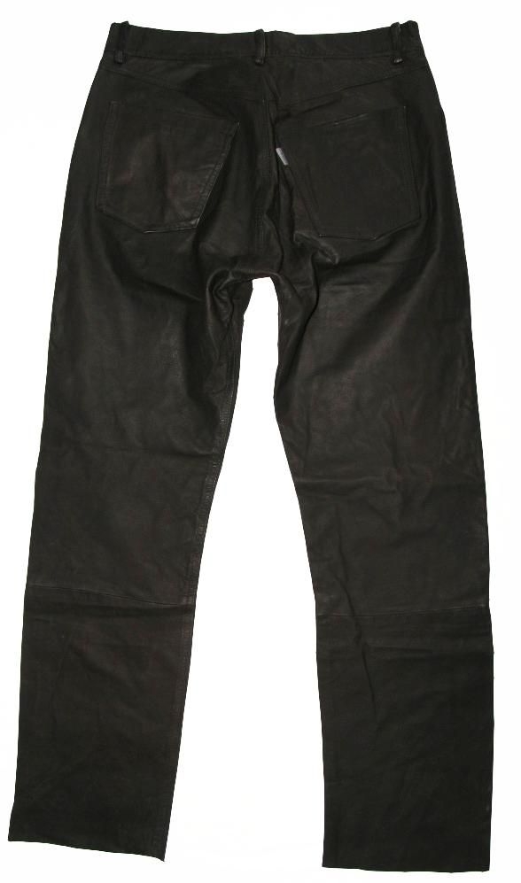 WOW Enjoy Lederjeans Lederhose in Dunkel Braun W31 L30