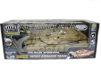   FORCE ULTIMATE 1/18 M1 M1A1 ABRAMS DESERT ARMY USMC TANK SOLDIER MINT