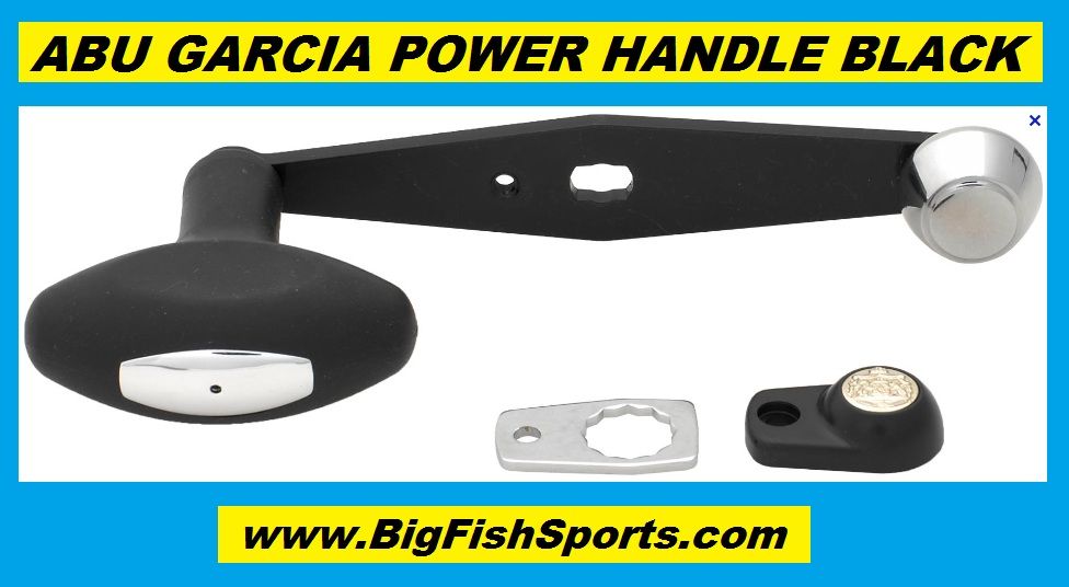 Abu Garcia Power Handle Black Color Free USA Shipping New