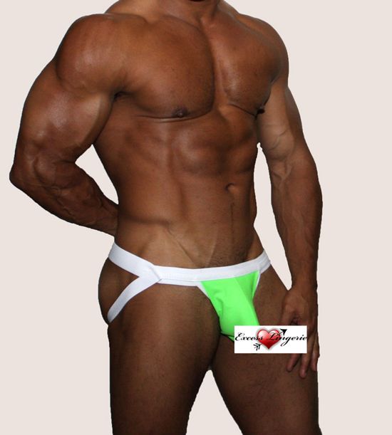 Mens Sexy 1 1 4 Band Supporter Jock Strap Pokey Pouch