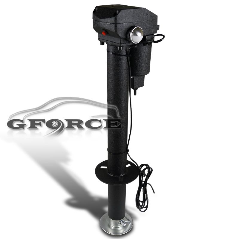   TRUCK TRAILER TONGUE JACK LEVEL ADJUSTABLE 3500LBS LIFT POWER ELECTRIC